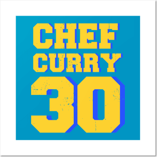 chef curry 30 Posters and Art